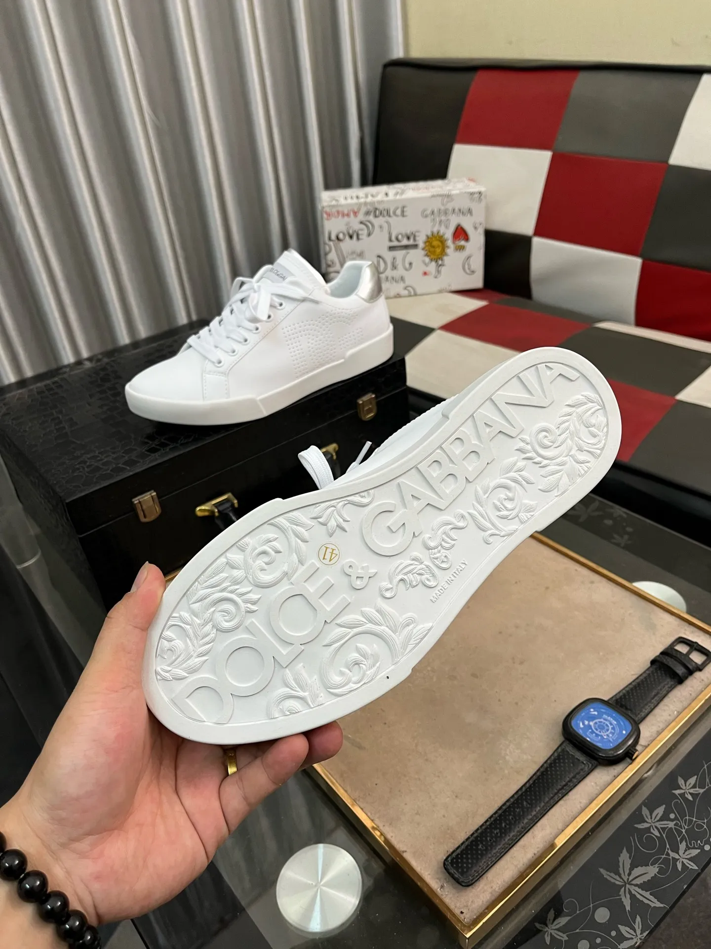 Men's shoes 💰420⌚️⌚️【DG～】Men's casual shoes 2024z cabinet sales simultaneously 🔶Size: 38-44#️⃣ 🔷🔜The upper is made of multi-material splicing➕Genuine leather lining, comfortable and breathable, sole: original comfortable and wear-resistant outsole, ⚠️Photographed in real life🎬The real thing is better📢📢📢5️⃣colors available